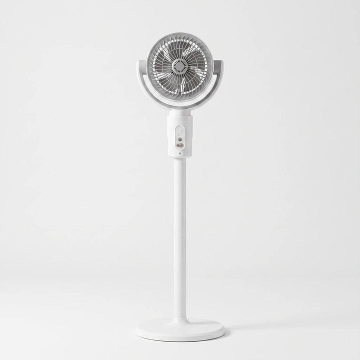 Stylish adjustable height pedestal fan for powerful, quiet cooling in any home or office setting.