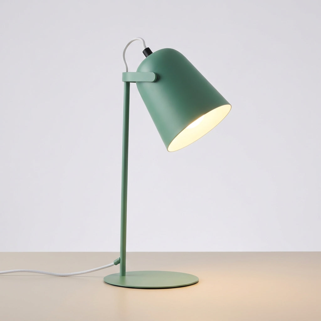 Stylish adjustable metal desk lamp, a modern choice for office & reading light comfort.