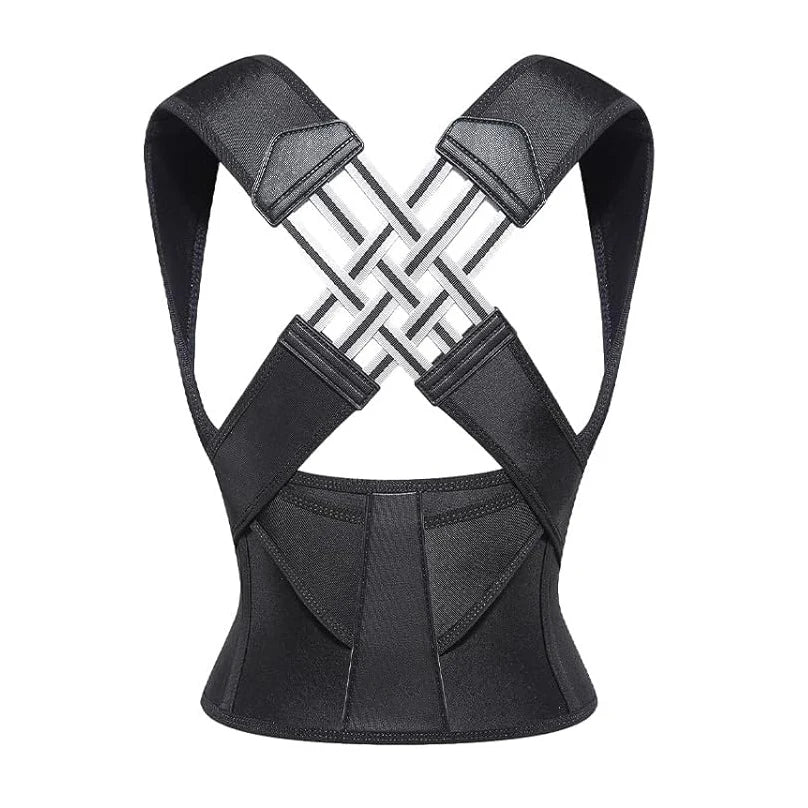 Children's adjustable posture corrector, lightweight & breathable for effective spine alignment.