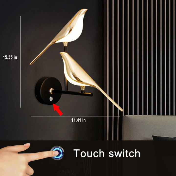 Minimalist adjustable LED wall light, rotating for energy-efficient modern interior design.