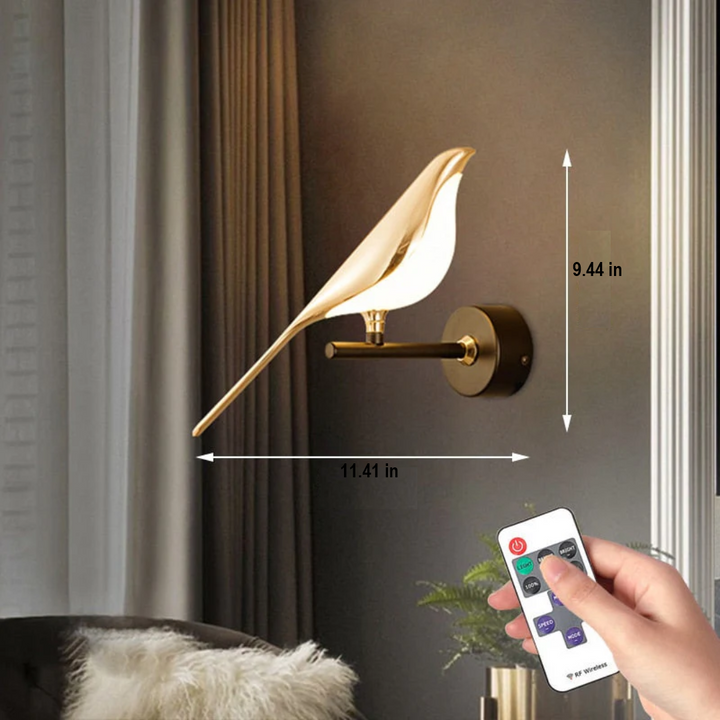 Smart adjustable LED wall lamp with rotating head, perfect for contemporary home lighting.