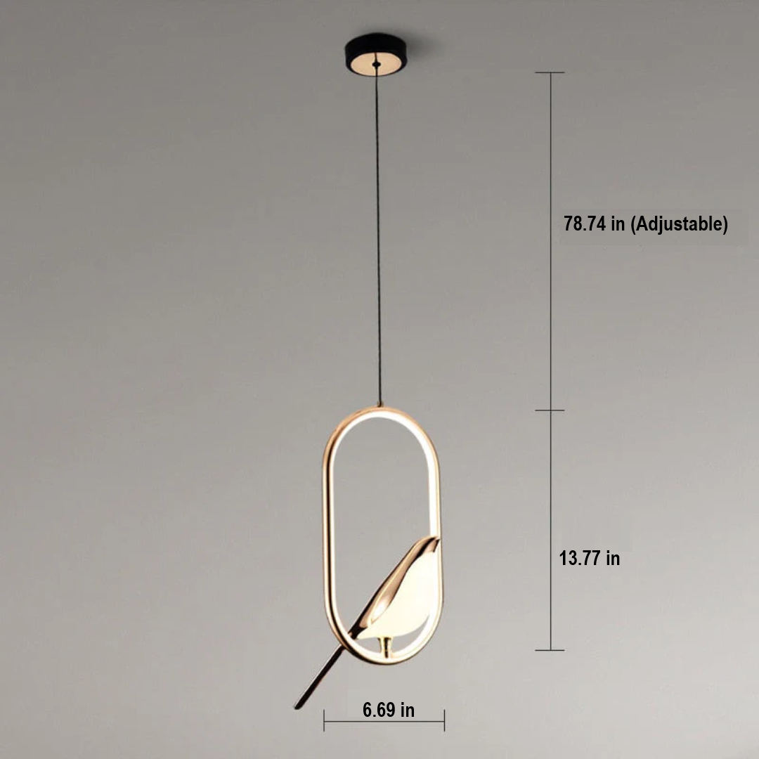 Close-up of LuminaBird adjustable LED wall lamp, showcasing its modern rotating mechanism.