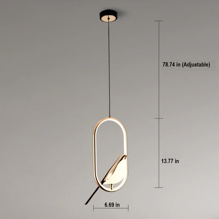 Close-up of LuminaBird adjustable LED wall lamp, showcasing its modern rotating mechanism.