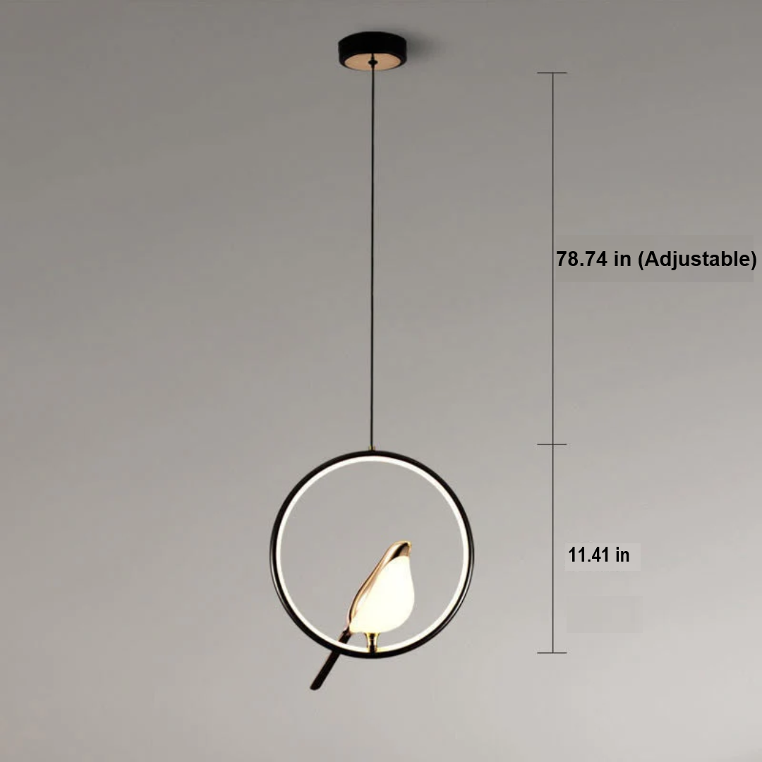 LuminaBird adjustable rotating LED wall lamp for modern, smart home lighting and decor.