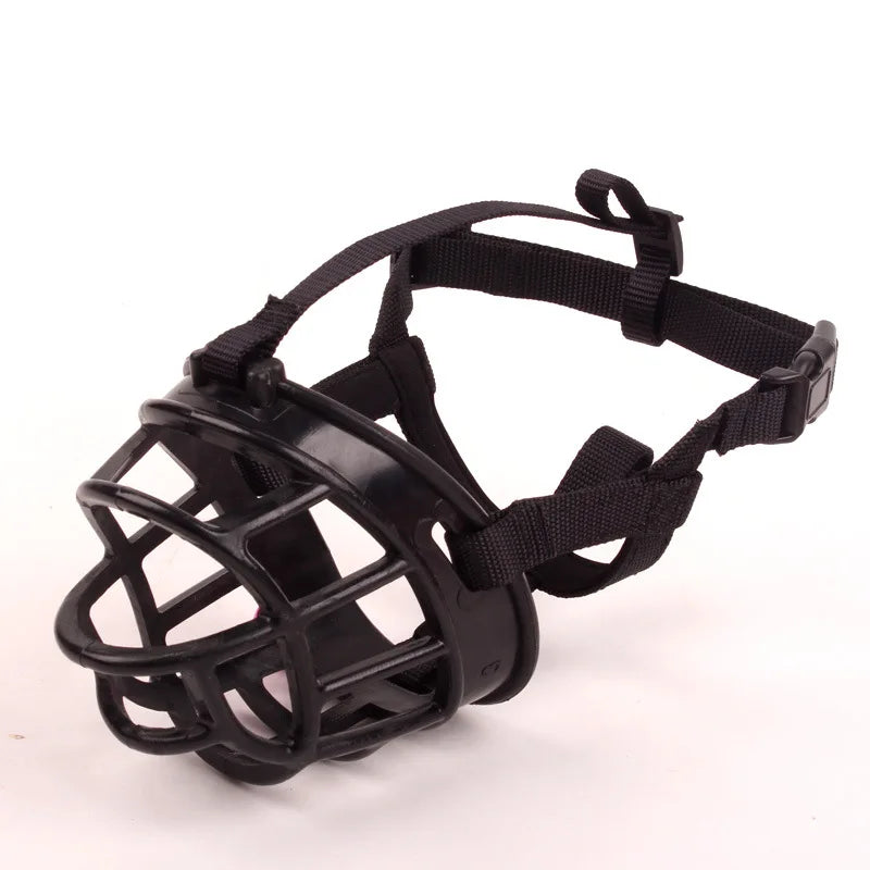 Adjustable silicone dog muzzle for comfortable training, anti-barking, and safety.