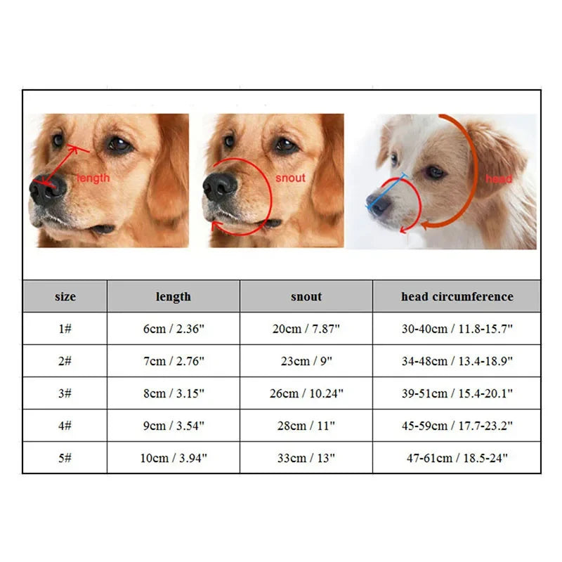 Adjustable, breathable silicone dog muzzle for safe outdoor walks & training sessions.
