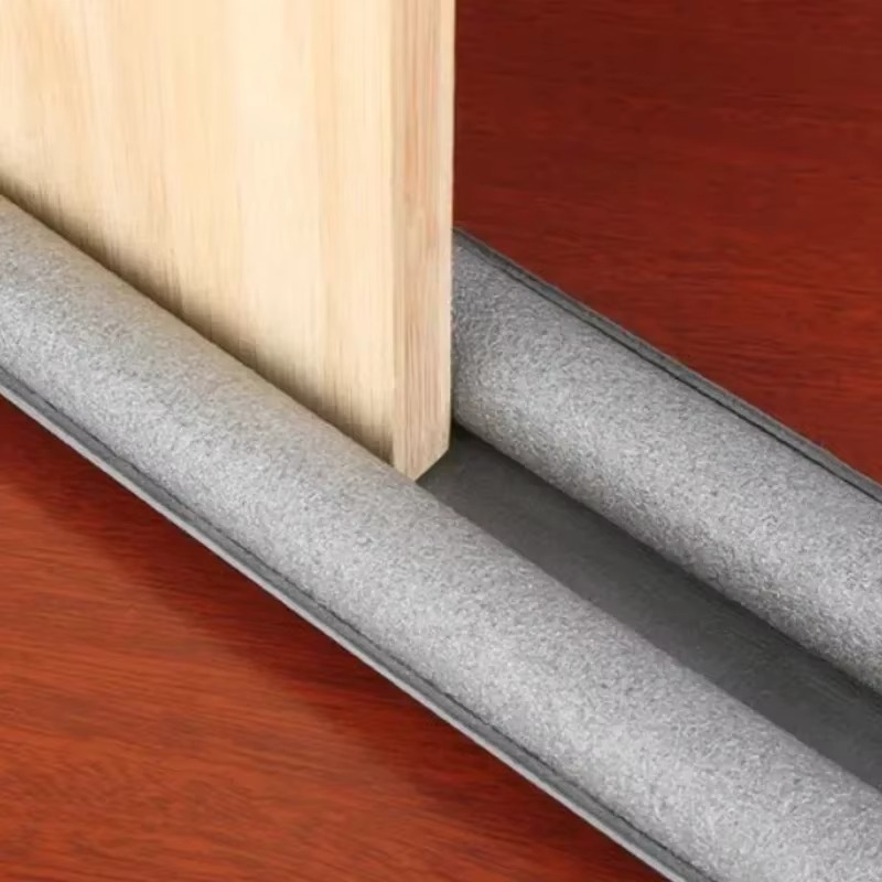 Adjustable under door draft stopper for home comfort, energy saving & insulation.