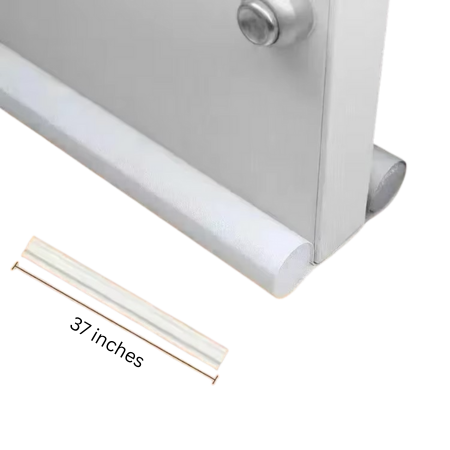 Stop drafts & reduce noise with this adjustable door bottom sound seal & draft blocker.