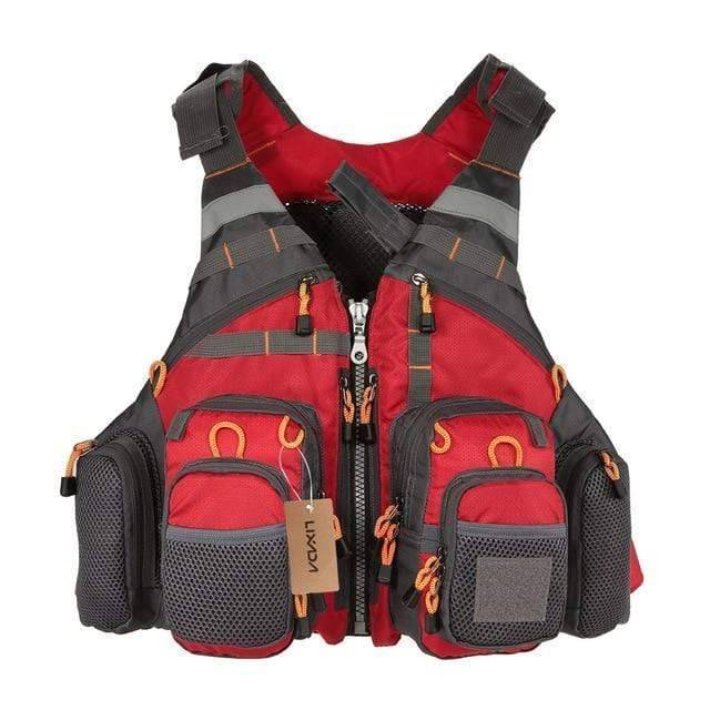 Adult fishing vest featuring a durable design for rugged outdoor and fishing conditions