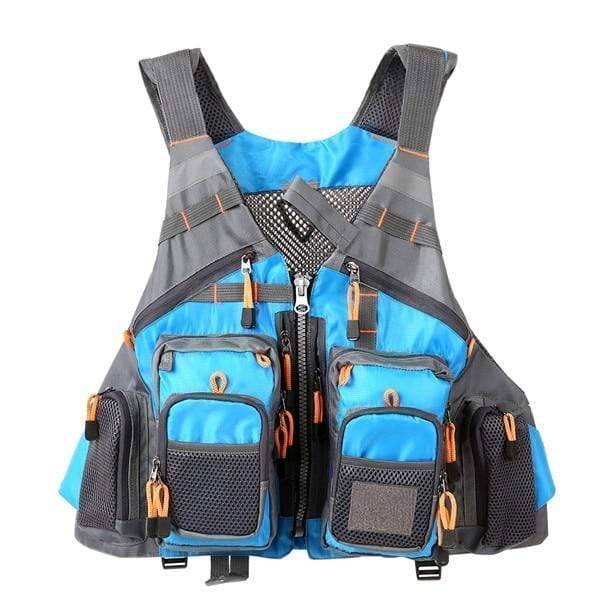 Comfortable adult fishing vest for fly fishing, offering ample storage and mobility