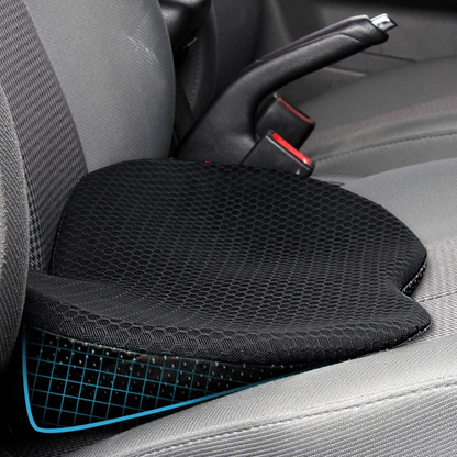 Plush memory foam adult car booster seat cushion, perfect for long drives and improved comfort.