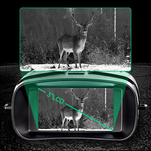 High-tech digital night vision binoculars for long-range observation, ideal for camping & exploration.