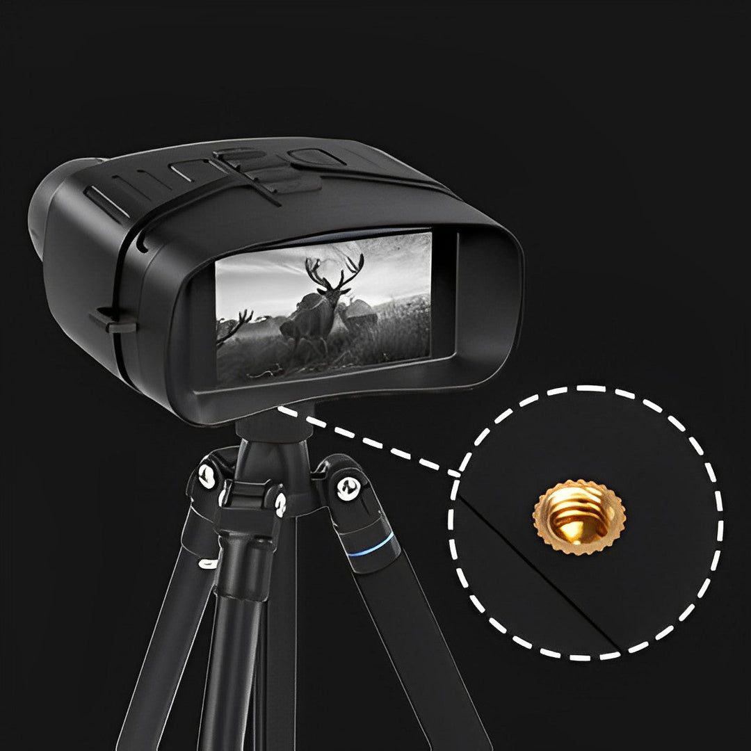 Infrared digital night vision binoculars, essential optical gear for wildlife viewing & outdoor security.