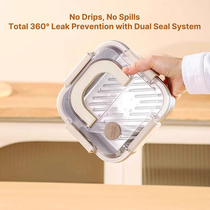 Eco-friendly stainless steel food storage, reusable and perfect for kitchen organization and meal prep.