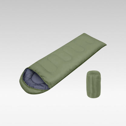 All-Season Camping Sleeping Bag with Hood, ideal for 4 season outdoor adventures & travel