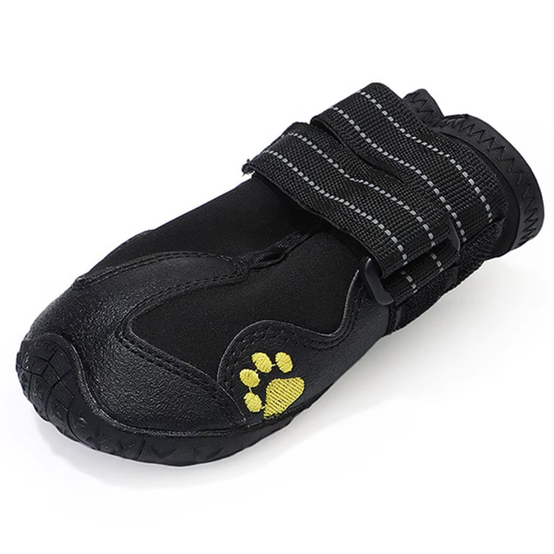 Waterproof All-Weather Dog Boots with anti-slip soles for ultimate paw protection on outdoor adventures.