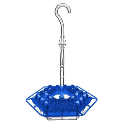 Polycarbonate ant-proof hummingbird feeder, outdoor hanging design. Durable & easy-clean for garden use.