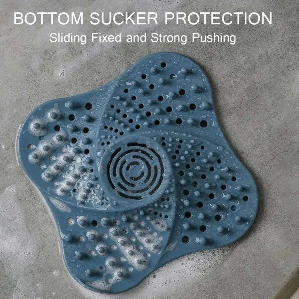 Simple & effective spiral shower drain hair catcher. Traps hair and debris, keeping your drains clear. Reusable.