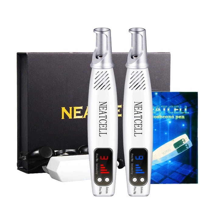 At-Home Laser Pen for precise tattoo, mole, & freckle removal. Safe skin care device.