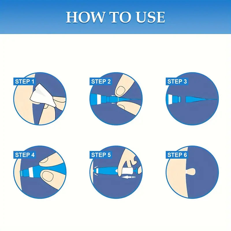 Professional quality at-home skin tag remover kit for effective body care and cosmetic blemish treatment.