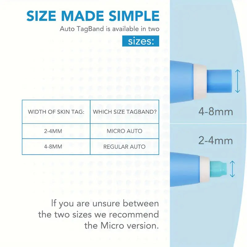 Easy-to-use at-home skin tag removal kit for quick, painless blemish removal and clear, smooth skin.