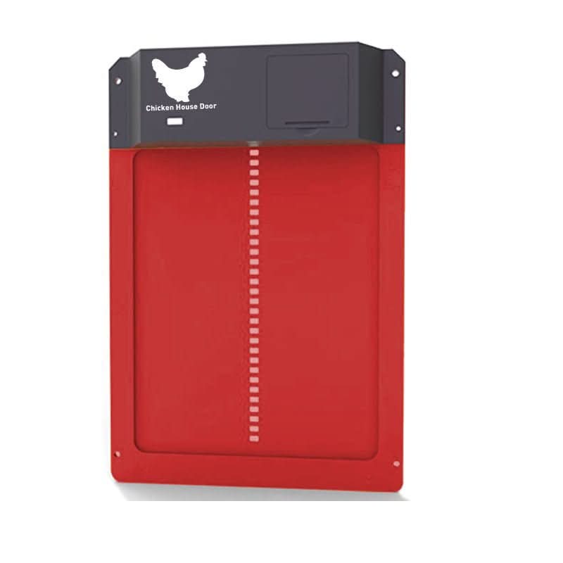 Automated chicken coop door for easy installation & hassle-free poultry care. Protects chickens from predators.