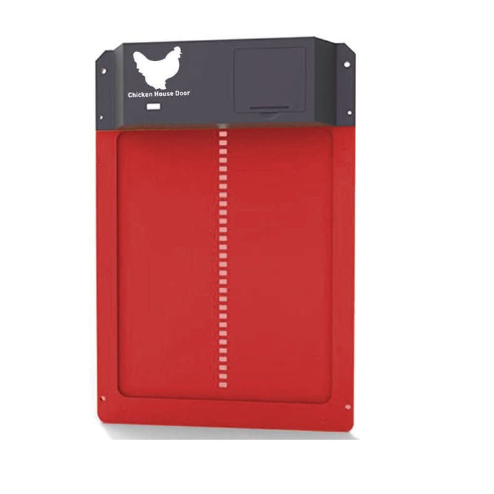 Automated chicken coop door for easy installation & hassle-free poultry care. Protects chickens from predators.
