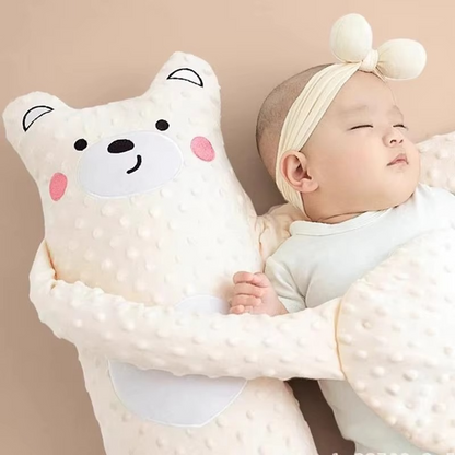 Automatic baby sleep aid comforter with gentle patting motion, perfect for soothing newborns and infants to sleep.