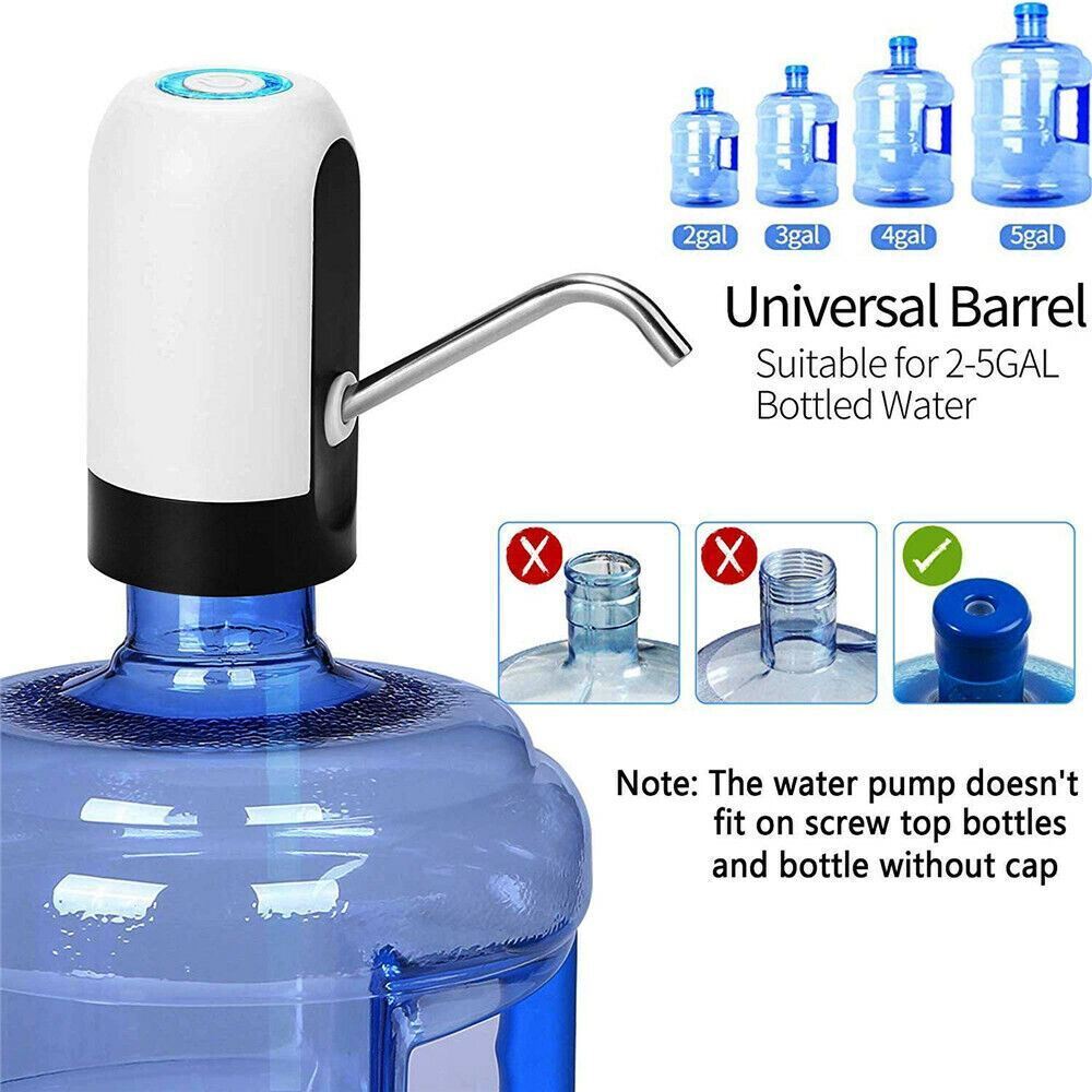 Modern kitchen appliance: Automatic electric water dispenser. Smart 5-gallon bottle pump provides effortless hydration at home.