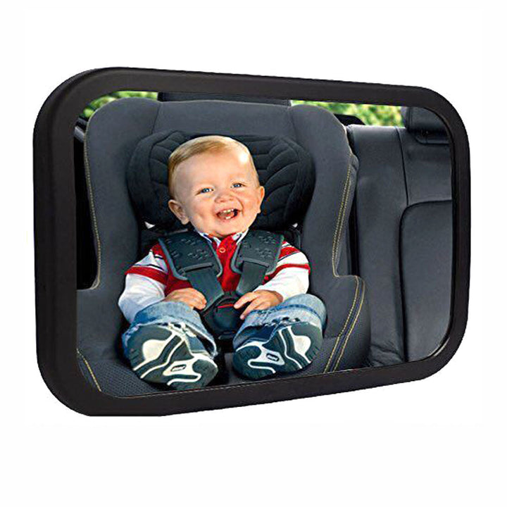 Baby car mirror for back seat, providing a wide & clear view of your infant; essential for safe baby travel & parenting.