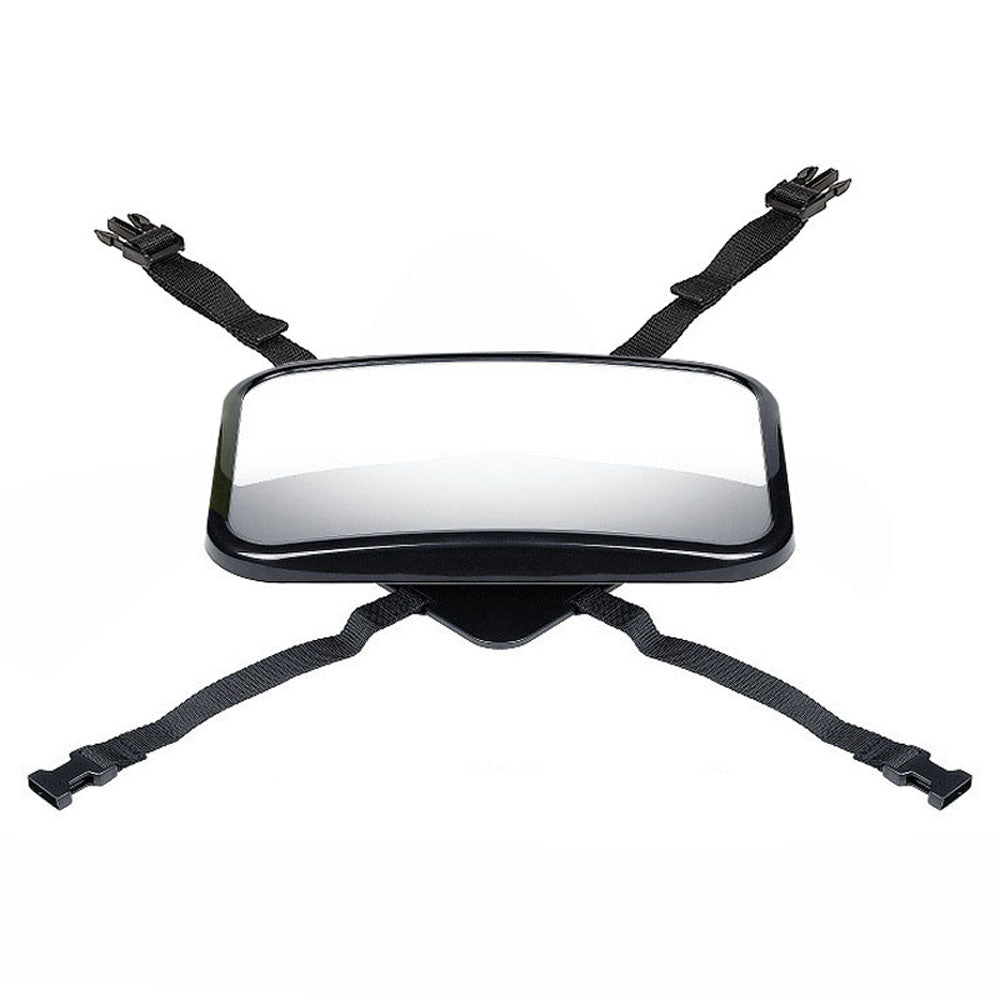 Rear-facing baby car mirror for back seat, offering a wide, secure view of your child; essential infant safety accessory.