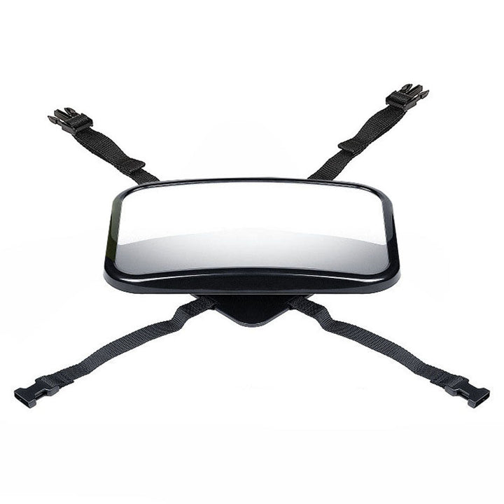 Rear-facing baby car mirror for back seat, offering a wide, secure view of your child; essential infant safety accessory.