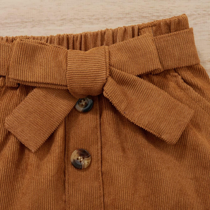 Snug baby girl's winter set, soft knit turtleneck and a cute toddler dress.