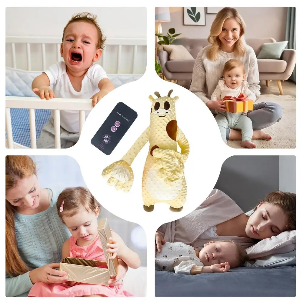 This motorized patting sleep aid helps babies and toddlers fall asleep with gentle, comforting motions. A true sleep solution.