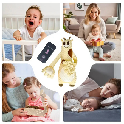This motorized patting sleep aid helps babies and toddlers fall asleep with gentle, comforting motions. A true sleep solution.