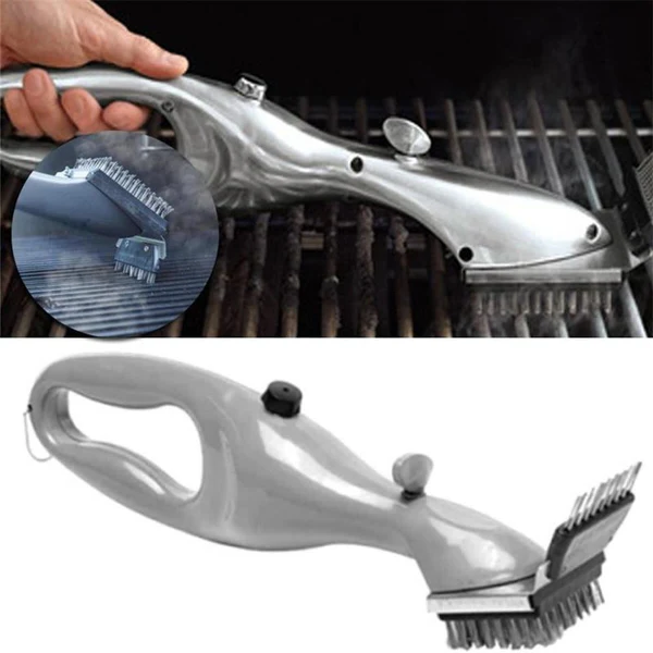 BBQ Steam Cleaning Brush for chemical-free grill cleaning, making your barbecue shine.