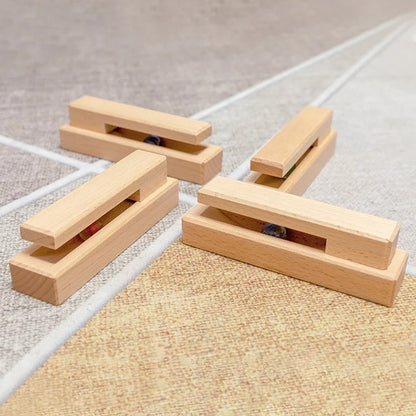 Simple wooden wall hook. Self-adhesive beech wood towel holder for efficient bathroom & kitchen storage.
