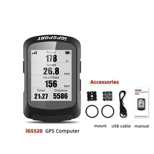 Bicycle GPS Navigation Speedometer for Cycling - waterproof bike computer with tracker