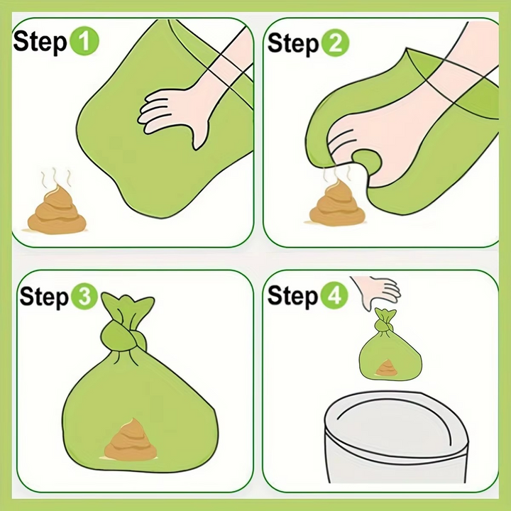 Convenient leak-proof biodegradable dog waste bags & dispenser, essential for dog walking & outdoor cleanup.