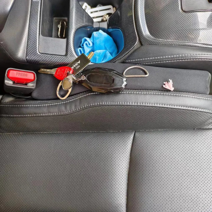 Practical car seat storage filler organizes small items. Keep your vehicle interior clean with this gap stopper.