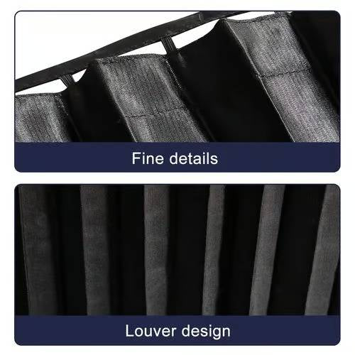 Magnetic car window shades for quick UV protection & privacy. Universal fit, foldable design.