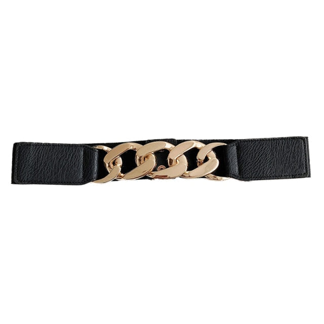 Stylish brown women's wide waist belt, a versatile fashion accessory for outfits.