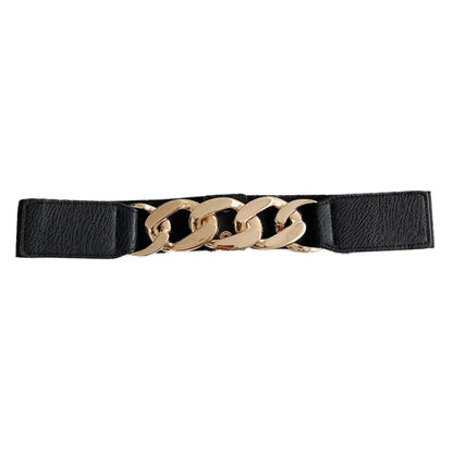 Stylish brown women's wide waist belt, a versatile fashion accessory for outfits.