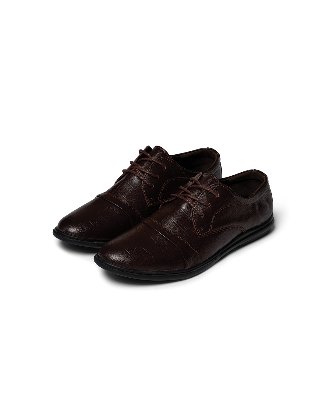 Black men's comfortable & stylish dress shoes for formal or business casual office wear.