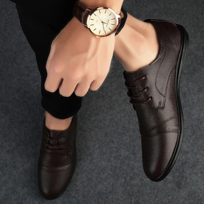 Elegant brown formal footwear for men, stylish and comfortable for any event.