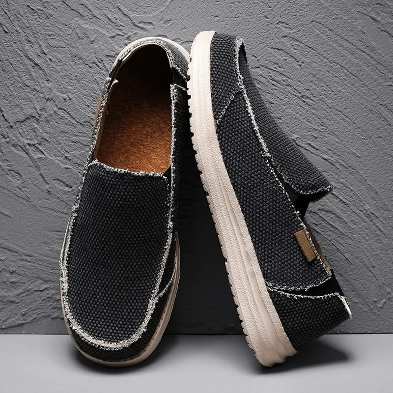 Lightweight men's comfort slip-on loafers, perfect for all-day walking and everyday wear. Durable footwear.