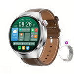 Vegan Leather Brown-Silver