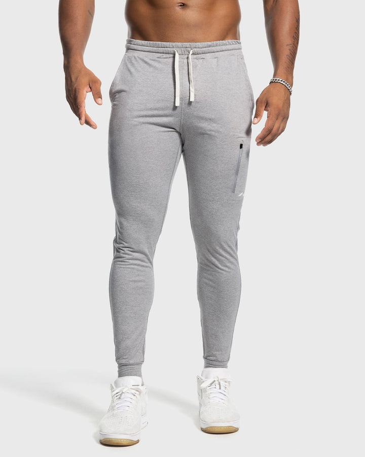 Olive men's comfortable joggers, perfect for a relaxed yet put-together look.