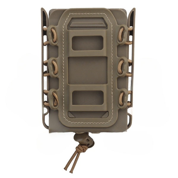 Green polymer MOLLE Magazine Pouch, built tough for military & outdoor use.