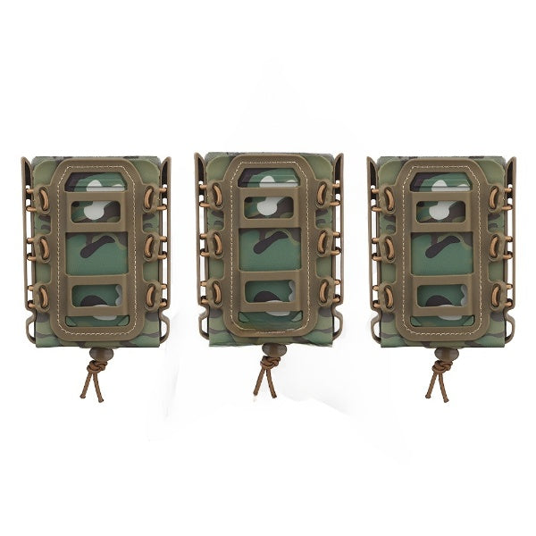 Universal Fast Mag Pouch in black, an indispensable airsoft accessory for magazine management.